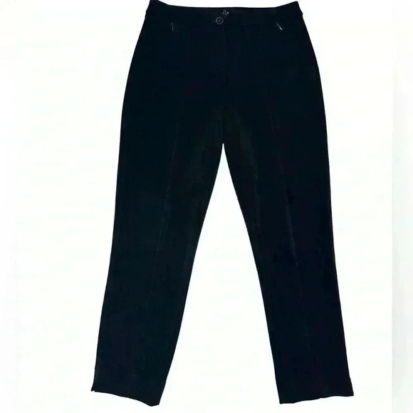 White House Black Market Womens The Slim Ankle Pants Size 2 Black - Picture 3 of 10